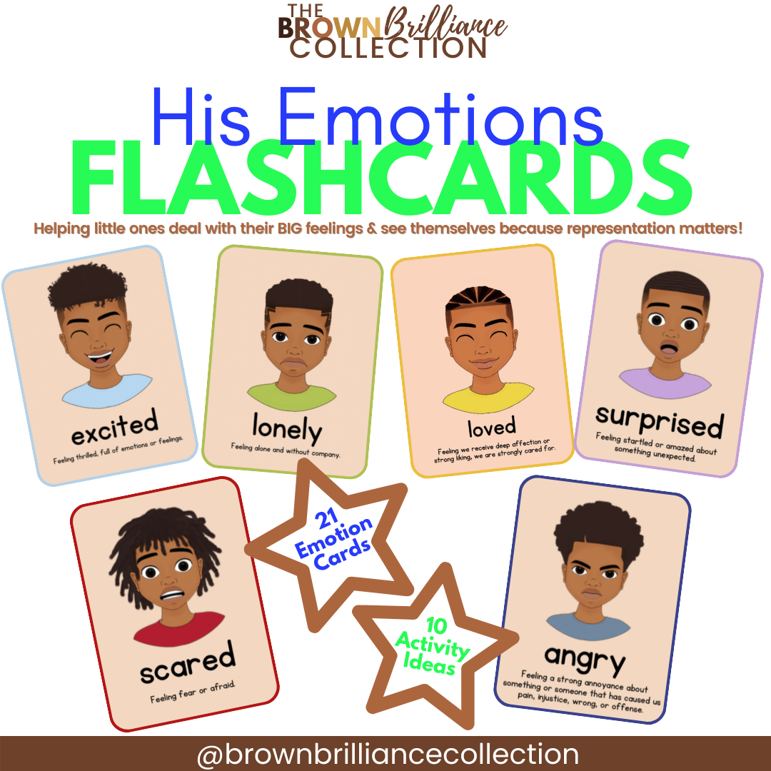 His Emotions Flashcard set