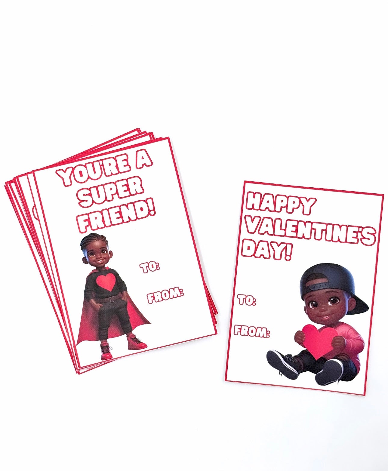 Black Boy Joy Valentine Cards