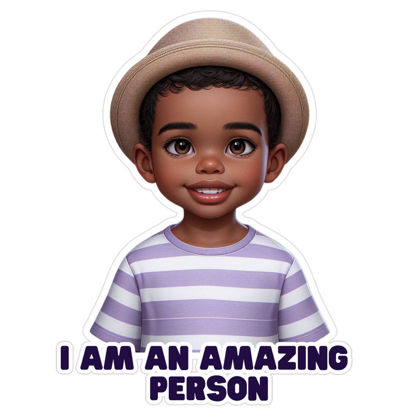 I Am An Amazing Person Girl/Boy Stickers