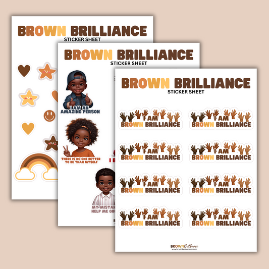 Brown Brilliance Sticker Pack